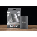 Lexar SL500 1TB portable SSD alongside exact 1TB retail box