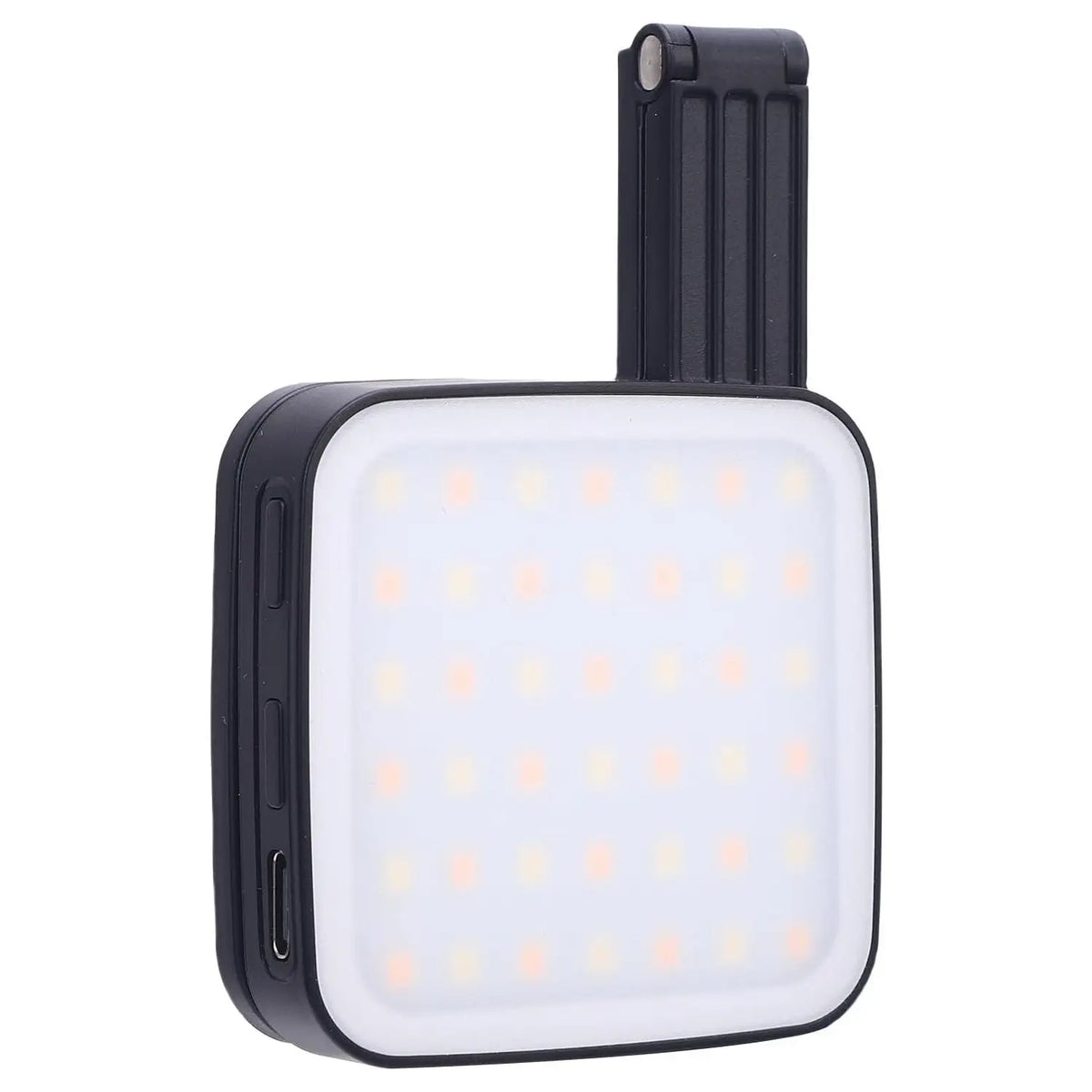 TEKTONIC M42 portable magnetic LED fill light, standalone front view with the folding support behind the diffuser