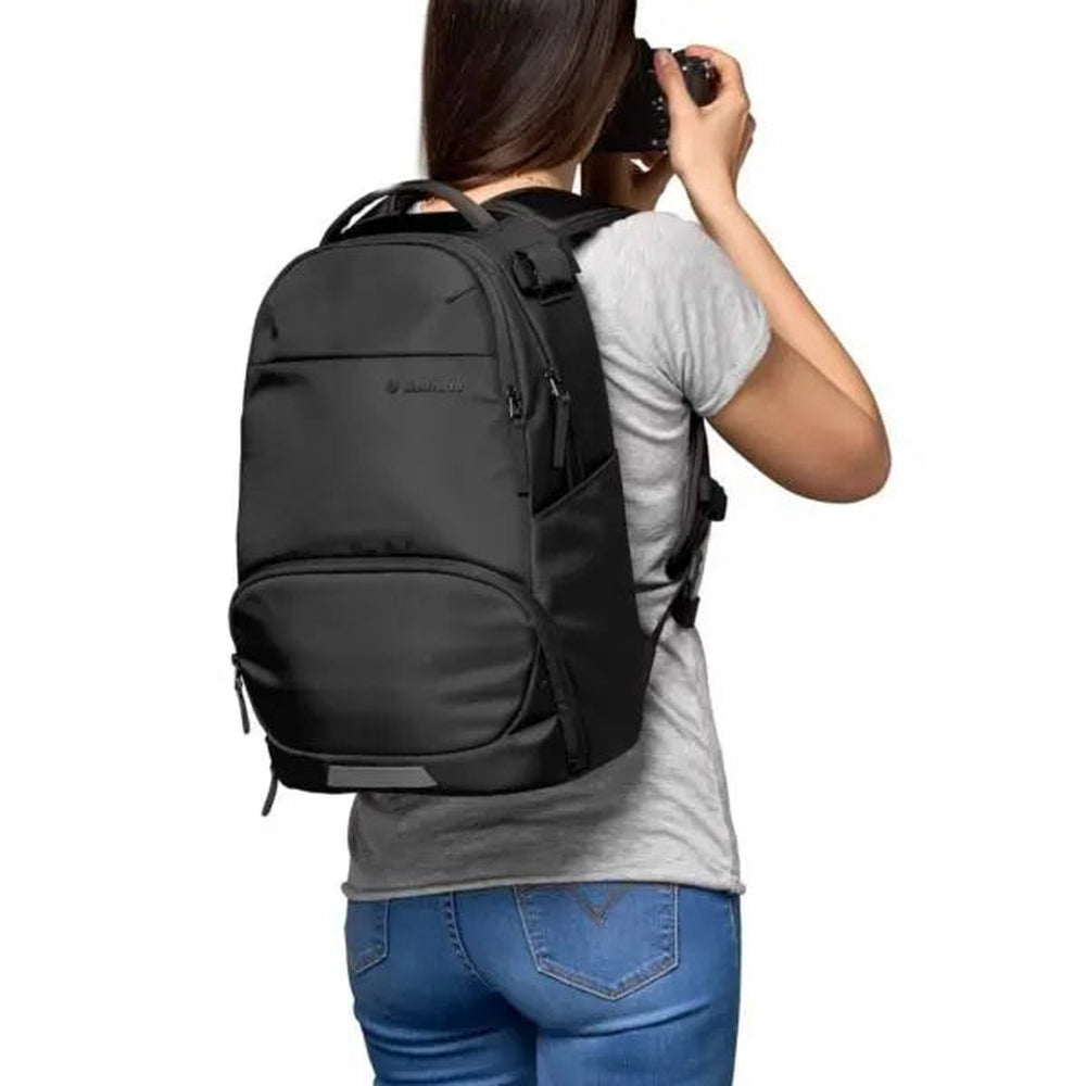 Manfrotto Advanced Active Backpack III worn by photographer
