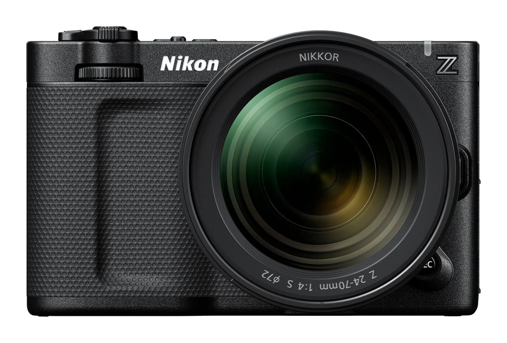 Nikon ZR with NIKKOR Z 24-70mm f/4 S front view
