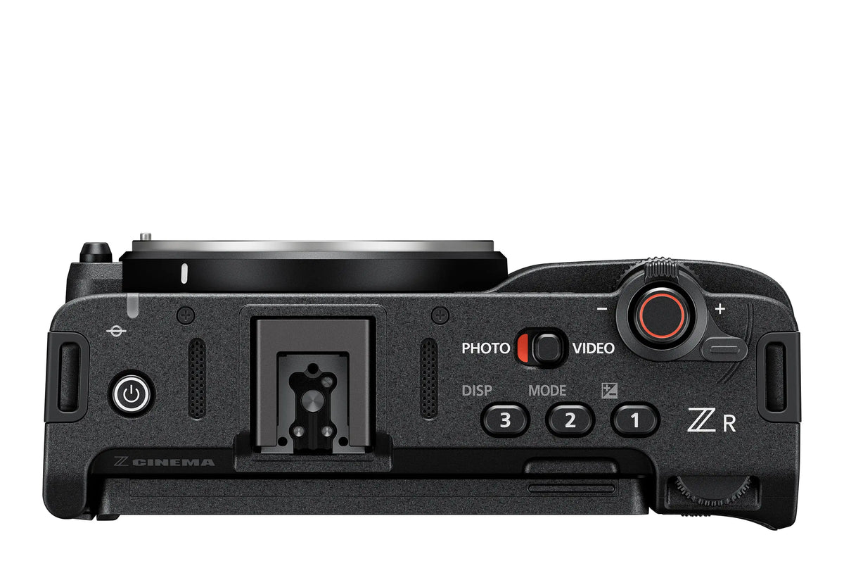 Nikon ZR cinema camera top view