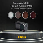 NiSi Professional Filter Kit for DJI Osmo Action 3, 4 and 5 Pro with CPL, ND8, ND16 and ND32 filters