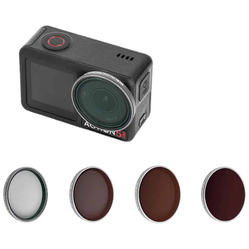 NiSi filter kit for DJI Osmo Action 3, 4 and 5 Pro with CPL and ND filters