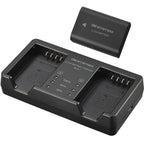 OM SYSTEM BCX-1 Dual Battery Charger with BLX-1 battery