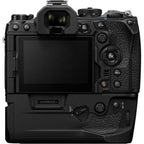 OM SYSTEM HLD-10 Power Battery Grip - attached to OM-1 camera