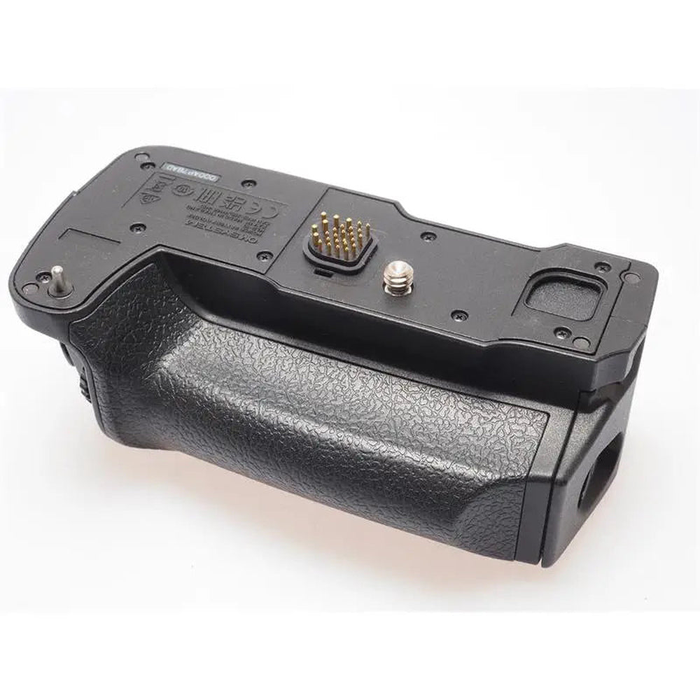 OM SYSTEM HLD-10 Power Battery Grip - top contacts and grip view