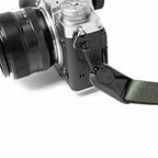 Peak Design Anchor Mount Low-Profile Tripod Socket Baseplate - Black – Anchor connector attached to mirrorless camera