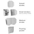 Peak Design Camera Cube Travel Divider Extra Small - Grey – Camera Cube V2 replacement dividers and floating pocket