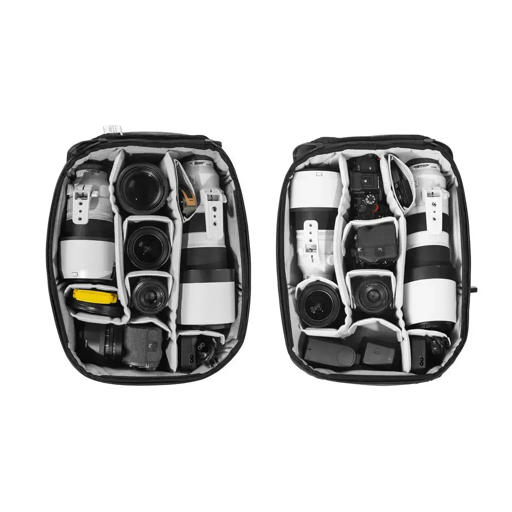 Peak Design Camera Cube v2 Large Bag Insert - Black – Camera Cube v2 Large camera gear loadout example