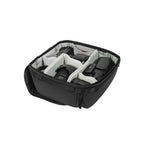 Peak Design Camera Cube v2 Medium Bag Insert - Black – Camera Cube v2 Medium Black open interior with camera gear