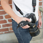 Peak Design Clutch Quick-Connecting Camera Hand Strap - Black – Clutch camera hand strap in use