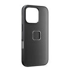 Peak Design Everyday Clarino Vegan Leather Case for iPhone 16 Pro – Everyday Clarino Case for iPhone 16 Pro Black side view