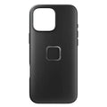 Peak Design Everyday Clarino Vegan Leather Case for iPhone 16 Pro Max – black rear product view