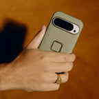 Peak Design Everyday Fabric Case for Google Pixel 10 Pro XL – Everyday Case for Google Pixel 10 Pro XL Sage lifestyle view