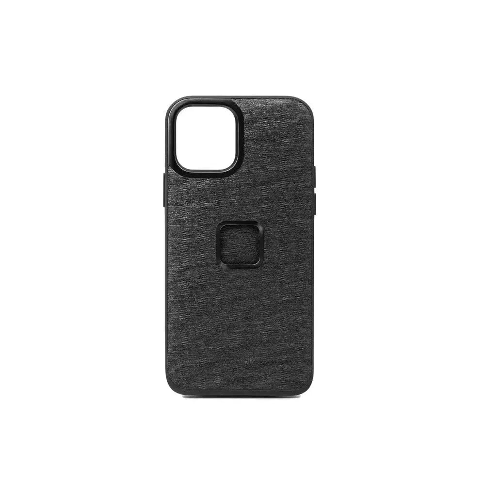 Peak Design Everyday Fabric Case for iPhone 12 Pro Max - Charcoal – Everyday Case iPhone 12 series charcoal hero view