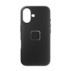 Peak Design Everyday Fabric Case for iPhone 16 – Everyday Case for iPhone 16 Charcoal rear view