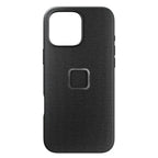 Peak Design Everyday Fabric Case for iPhone 16 Pro Max – Everyday Case for iPhone 16 Pro Max Charcoal front product image