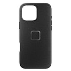Peak Design Everyday Fabric Case for iPhone 16 Pro Max – Charcoal rear product view