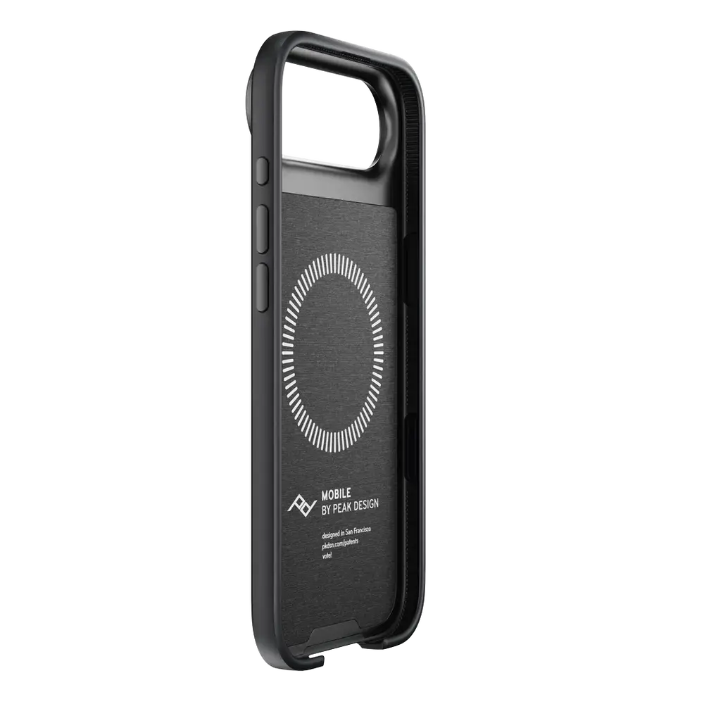 Peak Design Everyday Fabric Case for iPhone 17 Air - Charcoal – Everyday Case for iPhone 17 Air Charcoal interior view