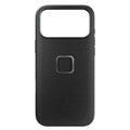 Peak Design Everyday Fabric Case for iPhone 17 Pro Max – Charcoal rear product view