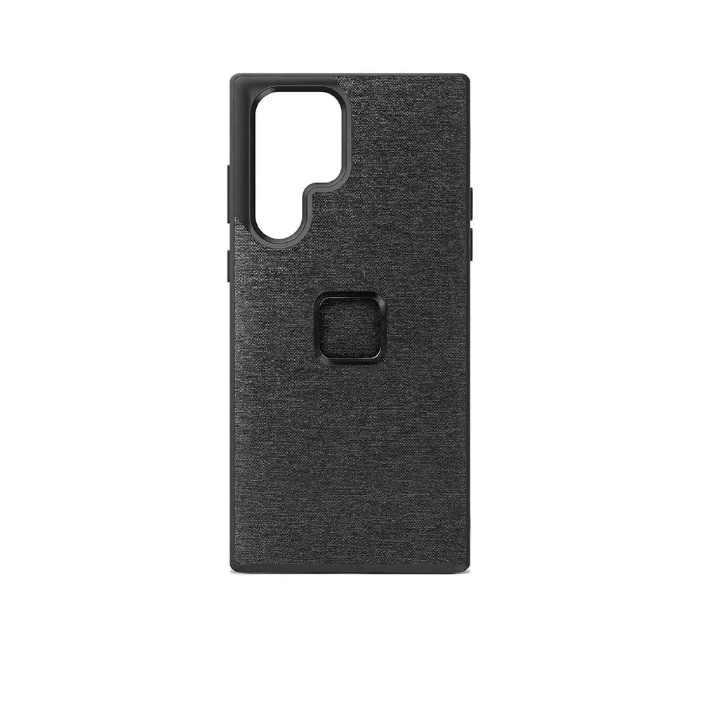 Peak Design Everyday Fabric Case for Samsung Galaxy S22 Ultra Charcoal – rear product view