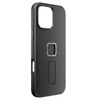 Peak Design Everyday Loop Case for iPhone 16 Pro Max Charcoal angled view