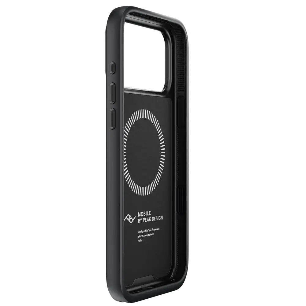 Peak Design Everyday Loop Case for iPhone 17 Pro Max Black interior view