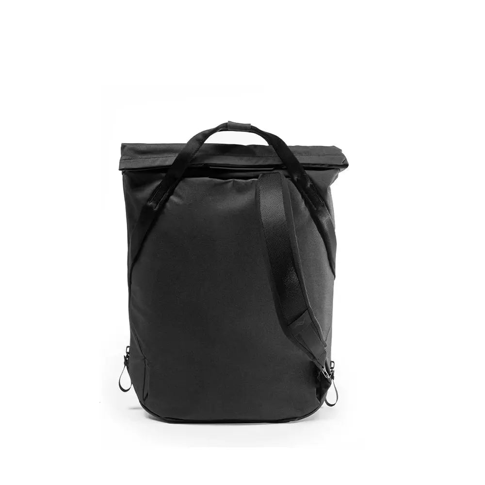 Peak Design Everyday Totepack 20L Backpack & Tote Bag – Black rear backpack-strap view