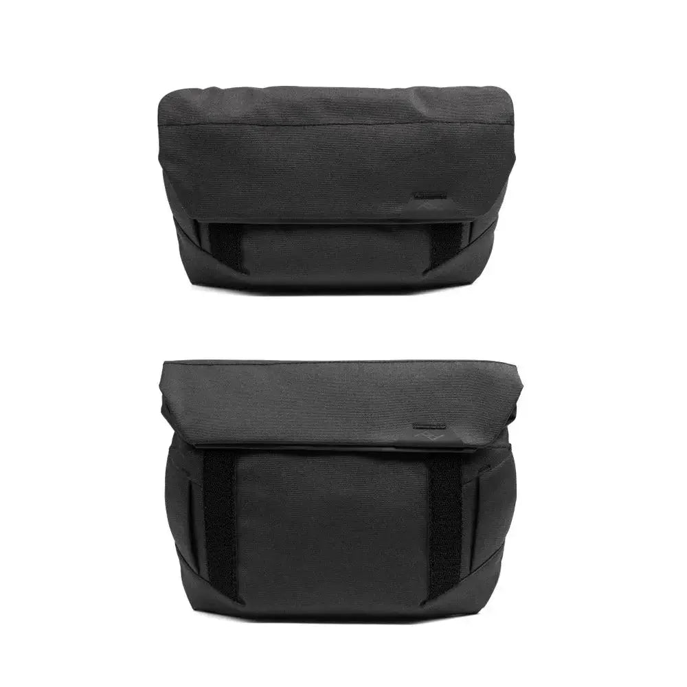 Peak Design Field Pouch v2 Expandable Accessory Bag – Field Pouch v2 Black shoulder carry view