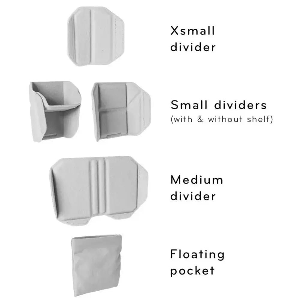 Peak Design Floating Pocket Internal Organizer for Camera Cubes - Black – Camera Cube V2 replacement dividers and floating…