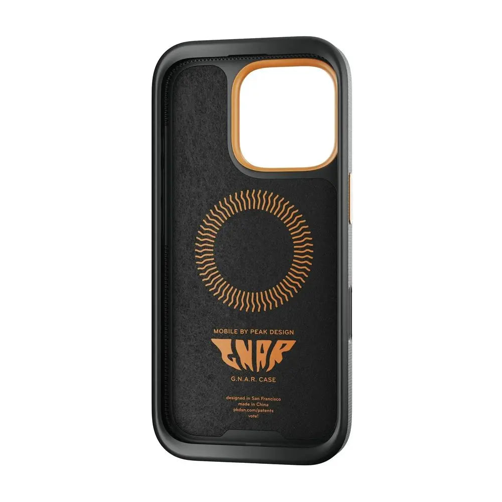 Peak Design Mobile Gnar Maximal Heavy Duty Case for iPhone 16 Pro - Black – GNAR Case for iPhone 16 Pro black interior…