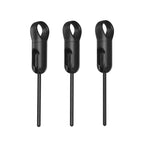 Peak Design Mobile Micro Anchor 3-Pack black product view on white background