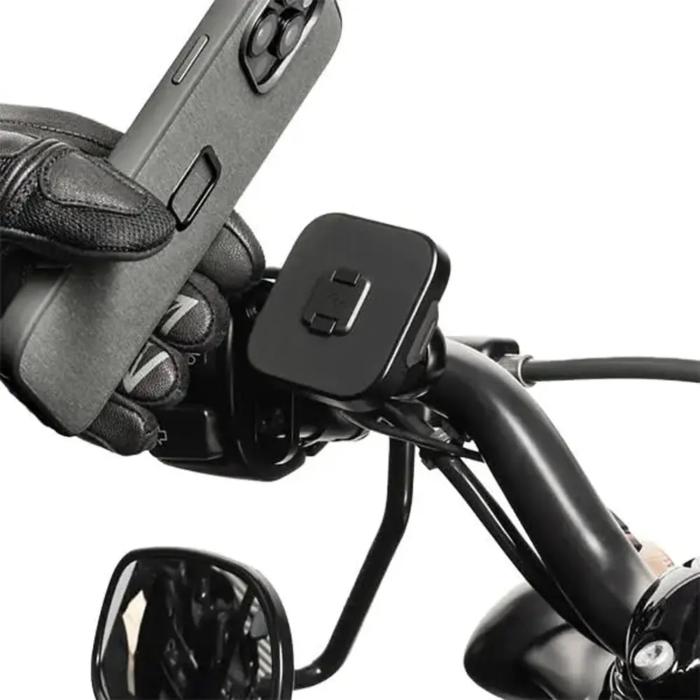 Peak Design Mobile Motorcycle Brake/Clutch Mount - Black – Motorcycle Brake Clutch Mount installed