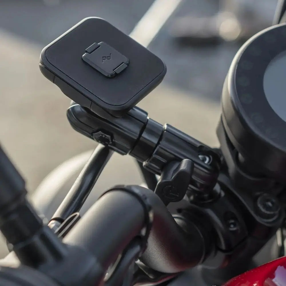 Peak Design Mobile Motorcycle Mount 20mm Locking Ball Adapter - Black – 20mm Ball Adapter installed