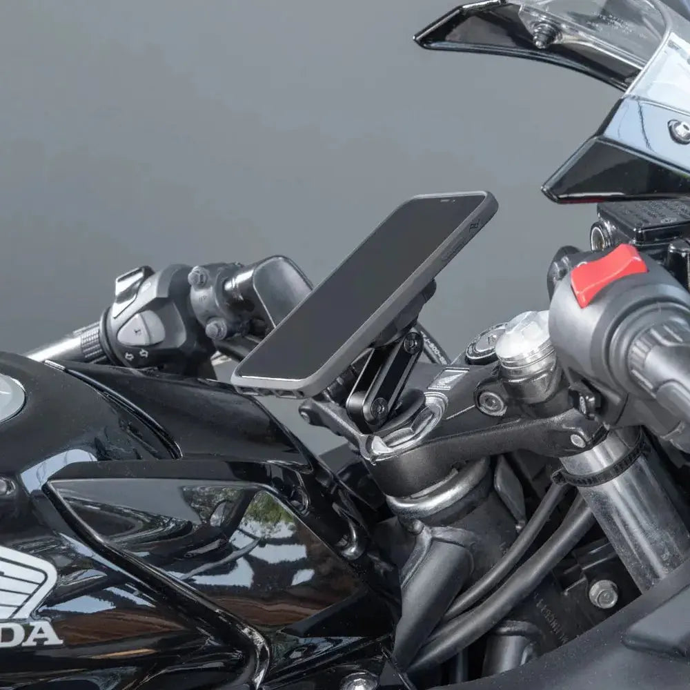 Peak Design Mobile Motorcycle Wireless Charging Stem Mount - Black – Motorcycle Stem Mount installed