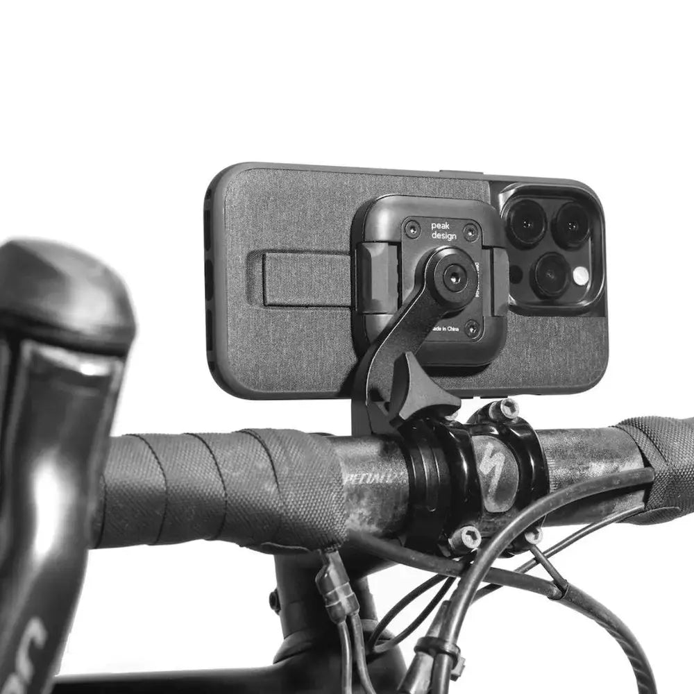 Peak Design Mobile Out Front Bike Mount v2 - Black – Out Front Bike Mount V2 installed
