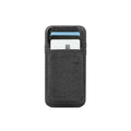 Peak Design Mobile Wallet Slim Magnetic Cardholder – Mobile Slim Wallet Charcoal front view with cards