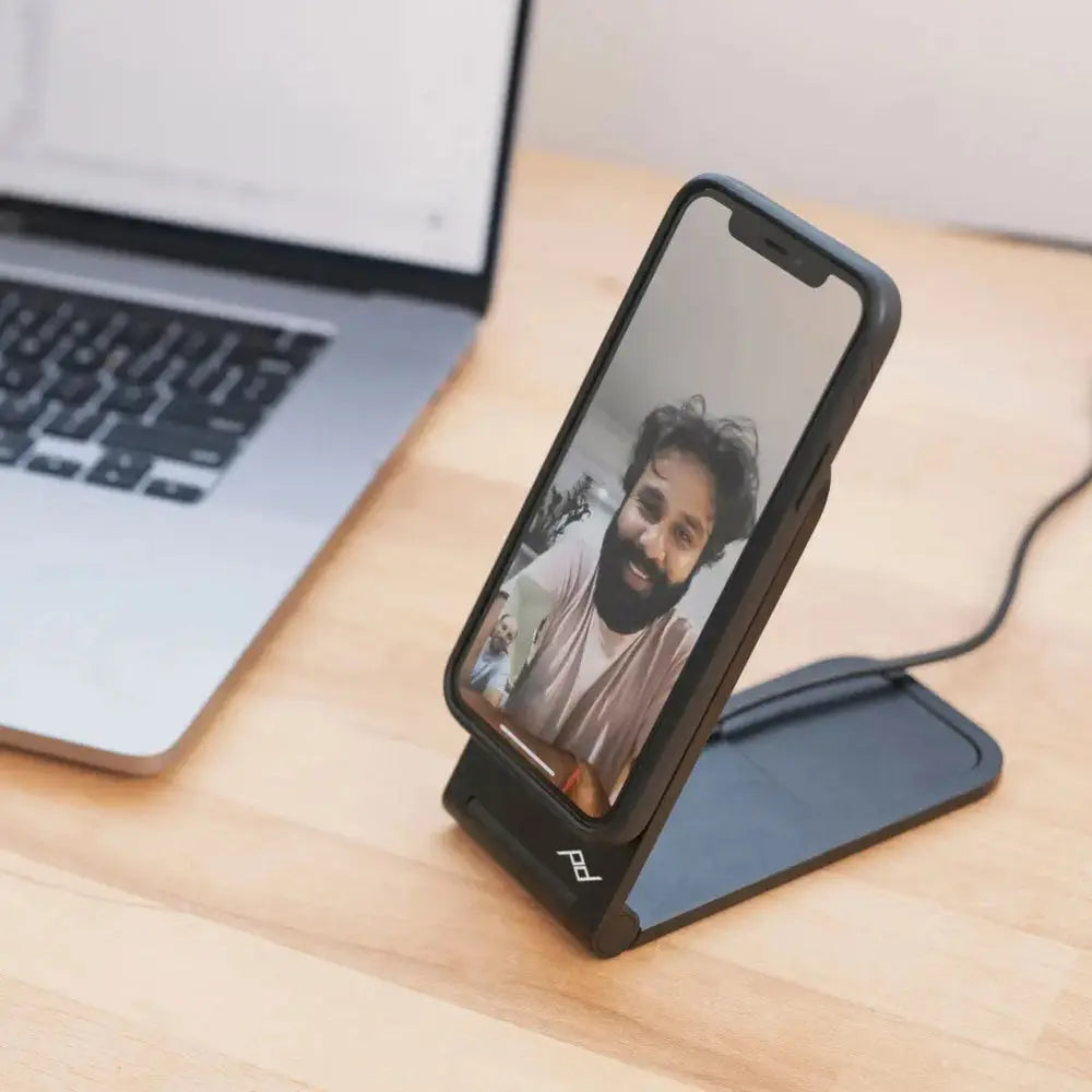 Peak Design Mobile Wireless Charging Stand v2 MagSafe Compatible - Black – Wireless Charging Stand with phone