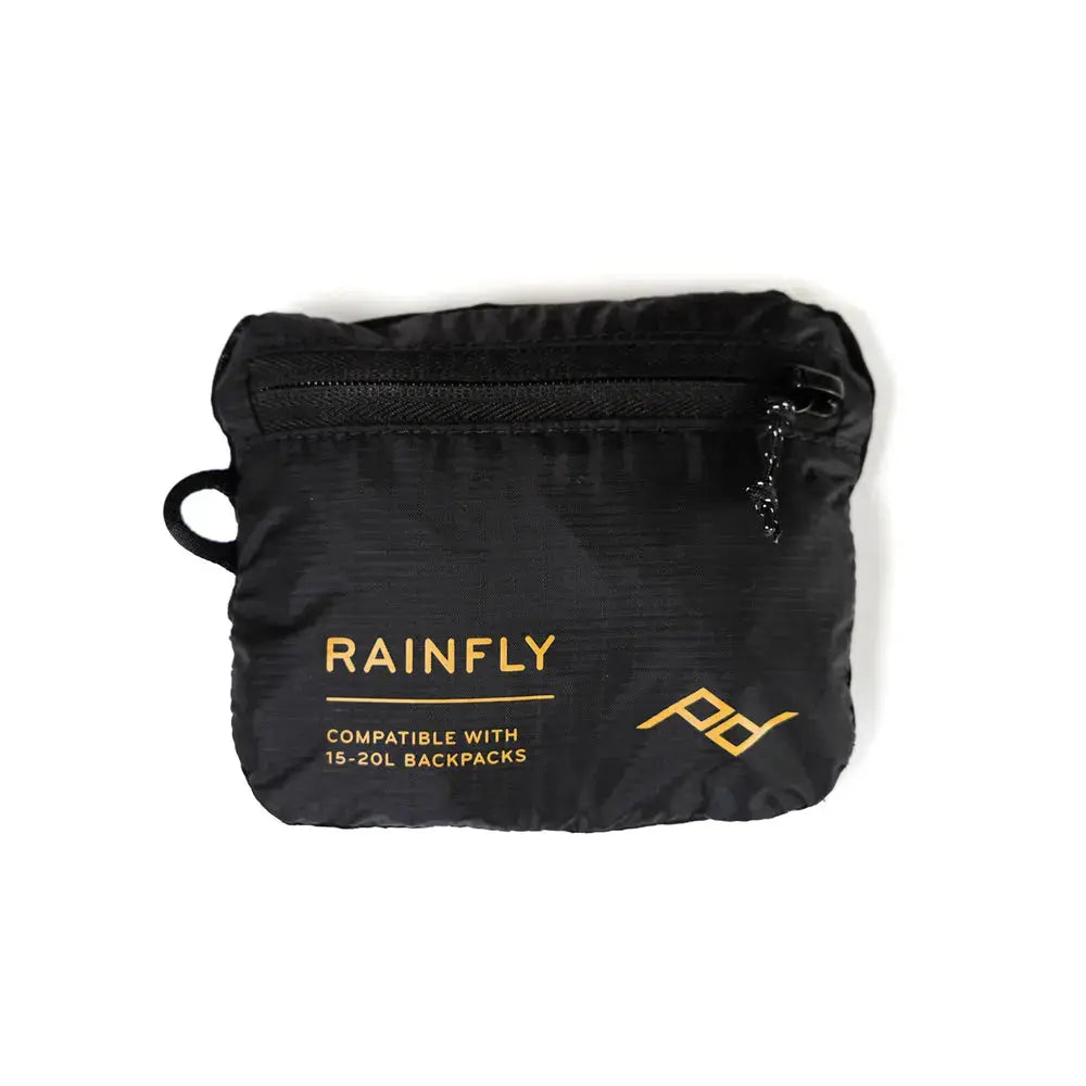 Peak Design Outdoor Backpack Rain Fly Cover 15L-20L - Black – Outdoor Backpack Rain Fly 15L-20L Black packed cover detail