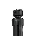 Peak Design Pro Lite Tripod Black – compact ball head and carbon leg detail