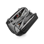 Peak Design Tech Pouch Cable & Accessory Organizer – Tech Pouch Black open organizer view