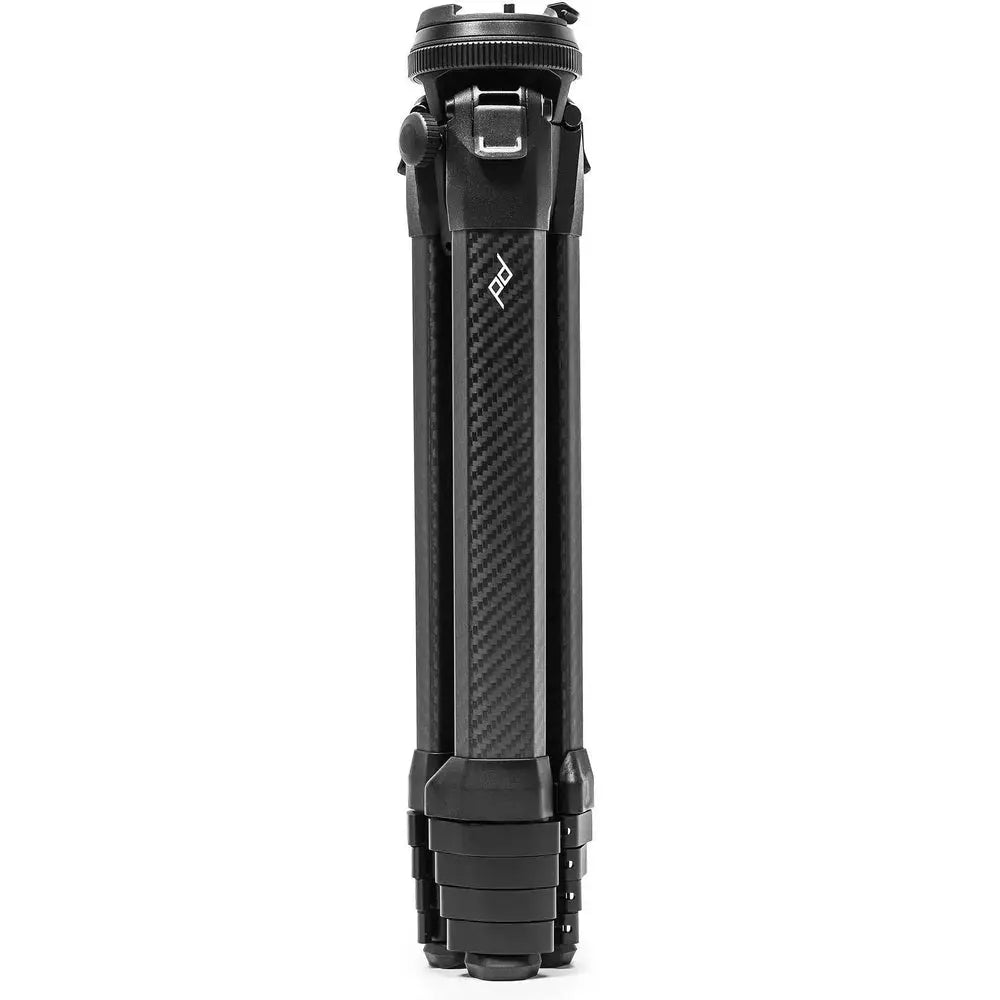 Peak Design Travel Tripod 5-Section Carbon Fiber - Black – Travel Tripod Carbon Fiber folded product view