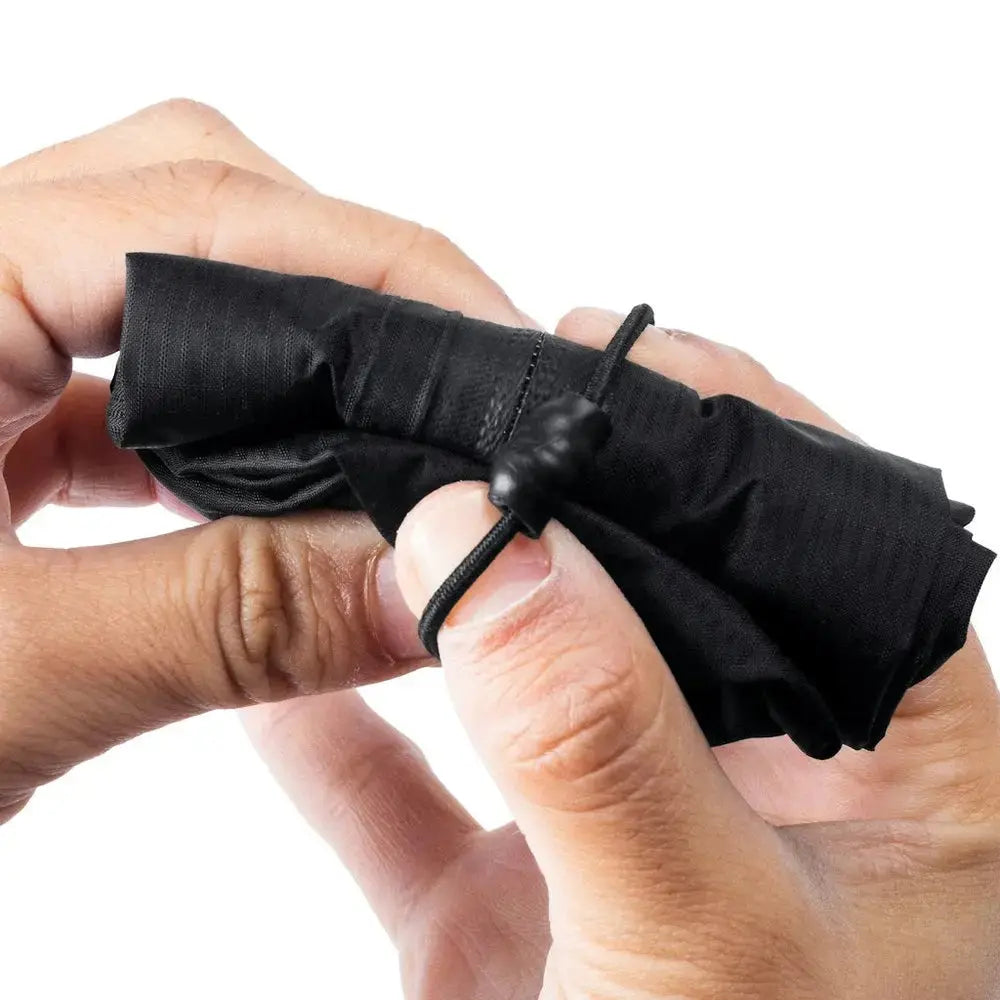 Peak Design Ultralight Packing Cube XX-Small – Ultralight Packing Cube XXS Fabric Black rolled compact view
