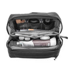 Peak Design Wash Pouch Toiletry Bag – Wash Pouch Regular Black open toiletries organizer view