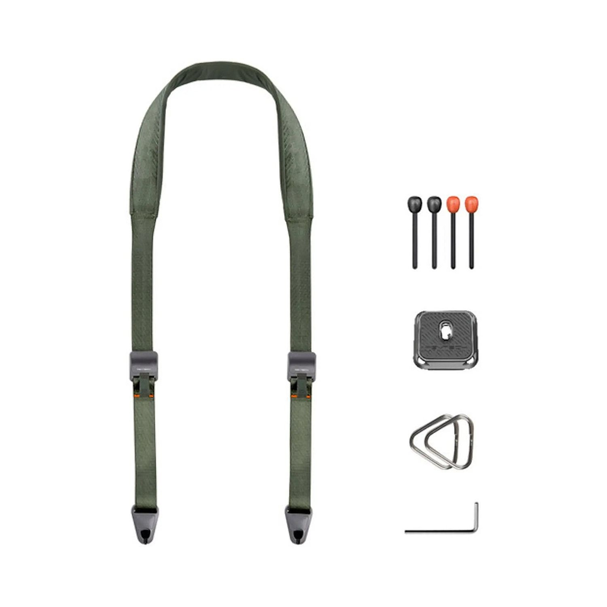 PGYTECH Camera Shoulder Strap Fern Green P-CB-120 with included accessories