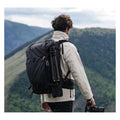 PGYTECH OnePro Focux 35L Space Black backpack in use