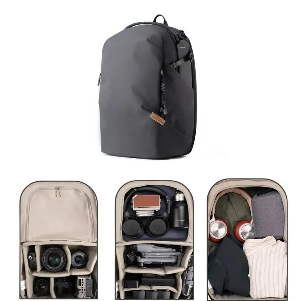 PGYTECH OneGo Lite 22L Matte Black P-CB-355 storage configurations