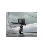 PGYTECH CapLock Action Camera Suction Cup Mount P-GM-223 with GoPro mounted on vehicle