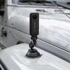 PGYTECH CapLock Action Camera Suction Cup Mount P-GM-223 mounted on vehicle