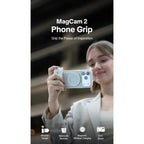 PGYTECH MagCam 2 Phone Grip Misty Gray P-PG-082 in use